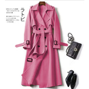 Women 2024 Fashion Loose Office Lady Long Outerwears Jacket Coats