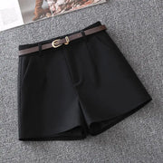 Grey Suit Shorts Women Spring