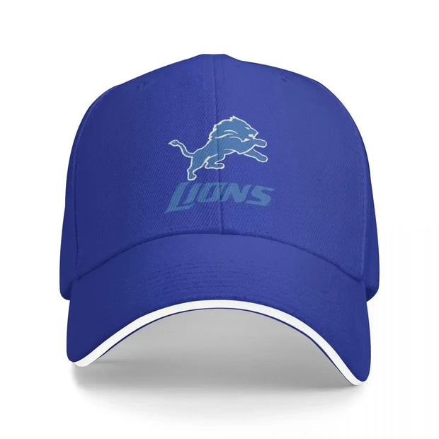 detroit-lions Bucket Hat Baseball Cap Wild Ball Hat Fashion Beach