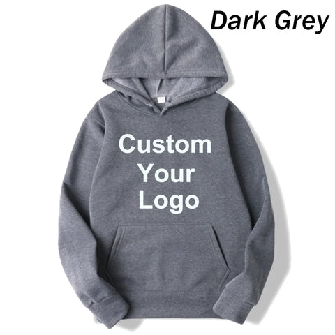 logo hoodies men women customize