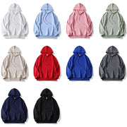 Men Hooded Sweatshirt Drop Shoulder Baggy Black Hoodies