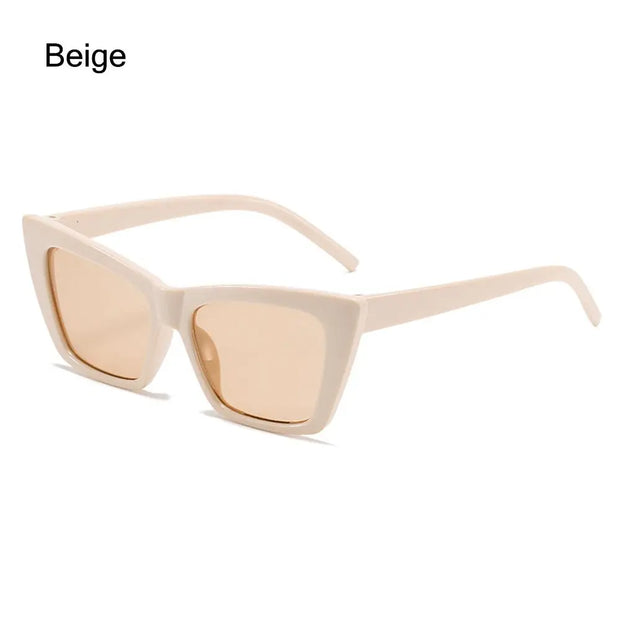 Fashion Square Sunglasses Woman Vintage Cat Eye Design SunGlasses