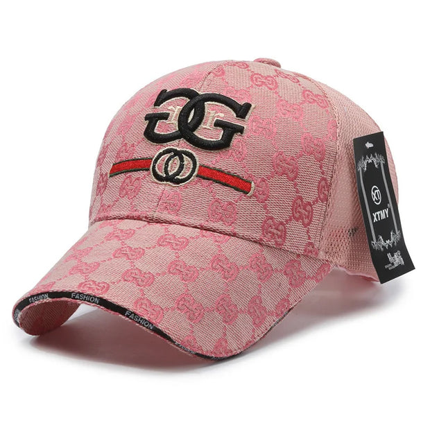 Women Men Letter Embroidery Baseball Hat Outdoor Sunscreen