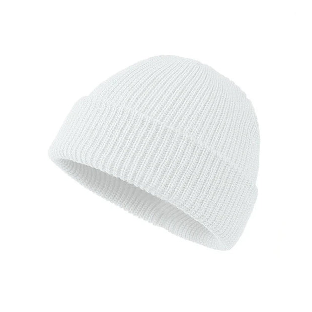 Men & Women Caps Wool Fashion Simple Warm Skullies Beanies Solid