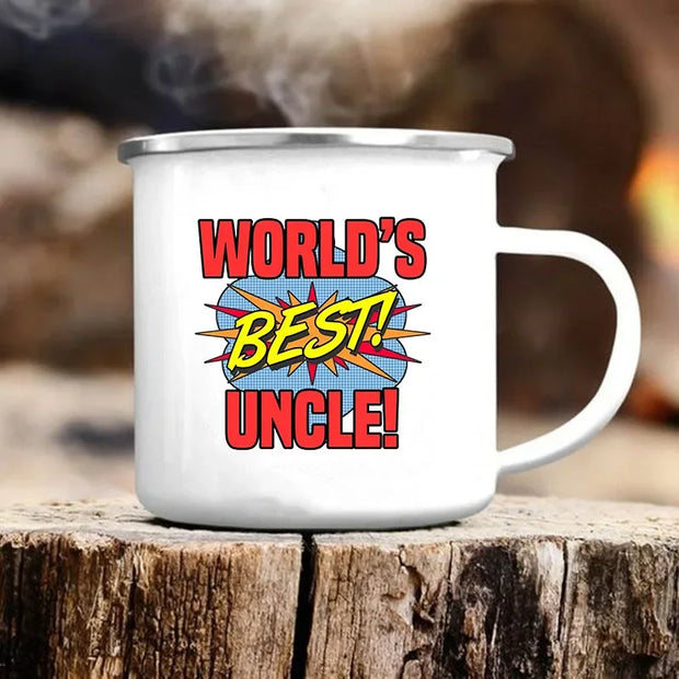 Uncle Print Mugs Creative Beer Wine Coffee Tea Cup Drinks Milk Cup