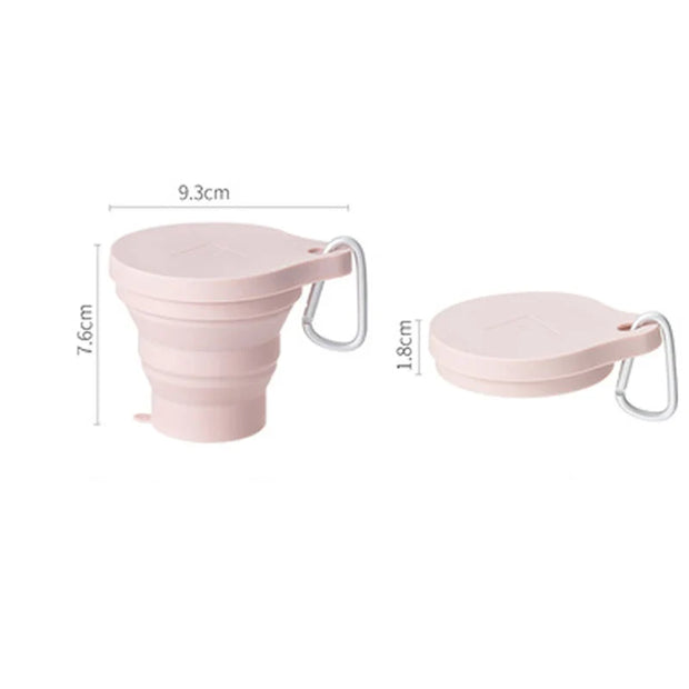 SHIMOYAMA 150ML Folding Cup Mini Retractable Cup Silicone Portable