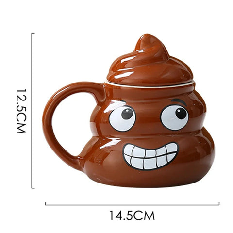 Poop Ceramic Cup 480ml Creative Coffee Cups