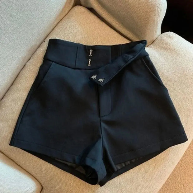 Women Shorts T2 Black Shorts Women Elegance High Waisted Shorts