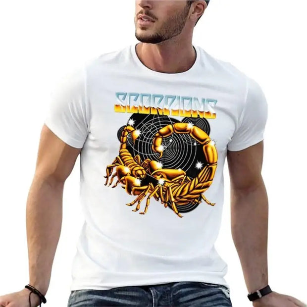 Shirt Branded Mens Clothes 100% Cotton Streetwear Large Tops