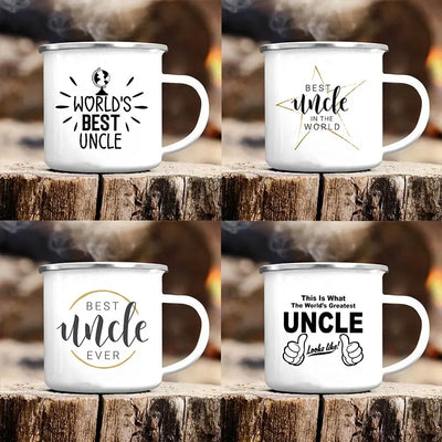 Uncle Print Mugs Creative Beer Wine Coffee Tea Cup Drinks Milk Cup