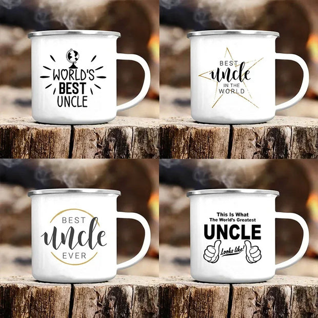 Uncle Print Mugs Creative Beer Wine Coffee Tea Cup Drinks Milk Cup