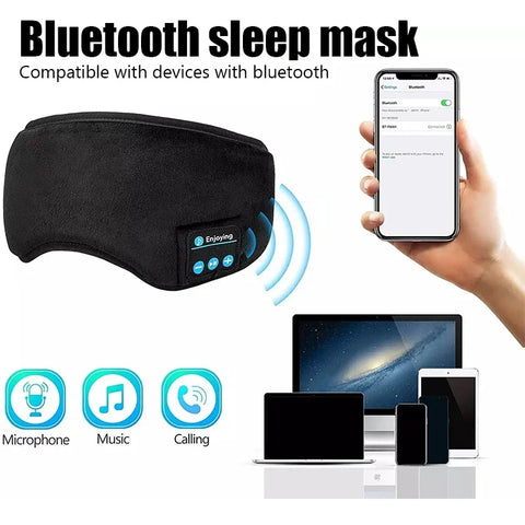 Bluetooth Headphones Headband Elastic Comfortable Wireless Earphones