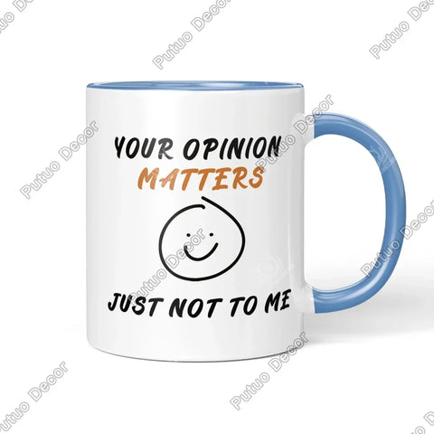 Putuo Decor 1pc Funny Sarcastic Quote Coffee Mug Mug Cup