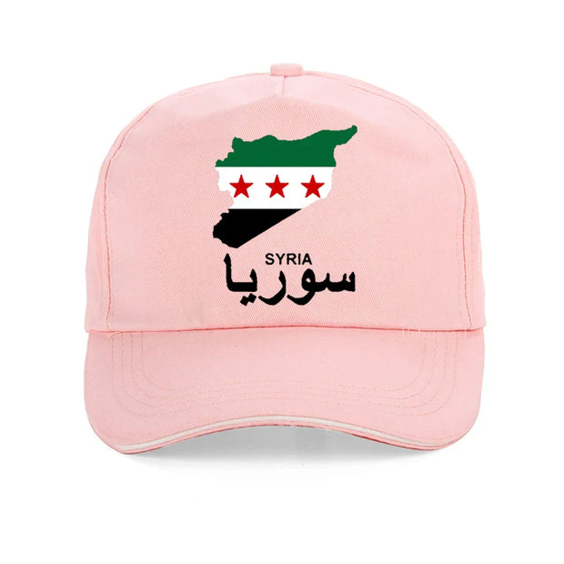 Funny Syrian Arab Republic Syria Arabic Baseball Cap Summer Style