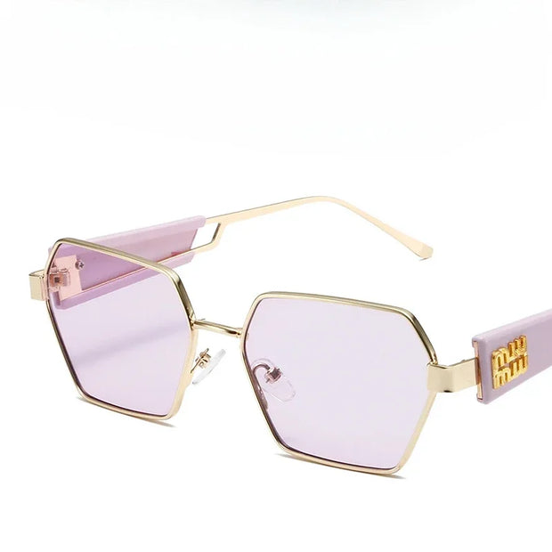 Rectangle Sunglasses Women Glasses Fashion Designer Vintage Eyewear