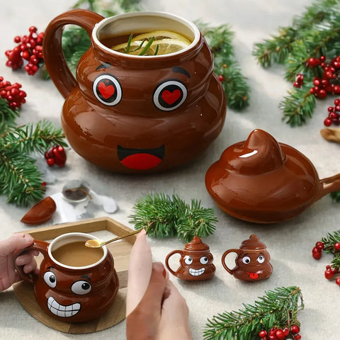 Poop Ceramic Cup 480ml Creative Coffee Cups