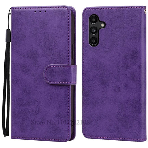 Samsung Galaxy A15 Case Wallet Leather Flip Cover