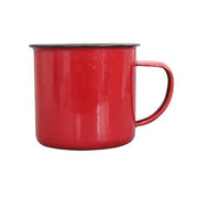 6 7 8cm Enamel Cup Retro Style Cream Color Water Mug