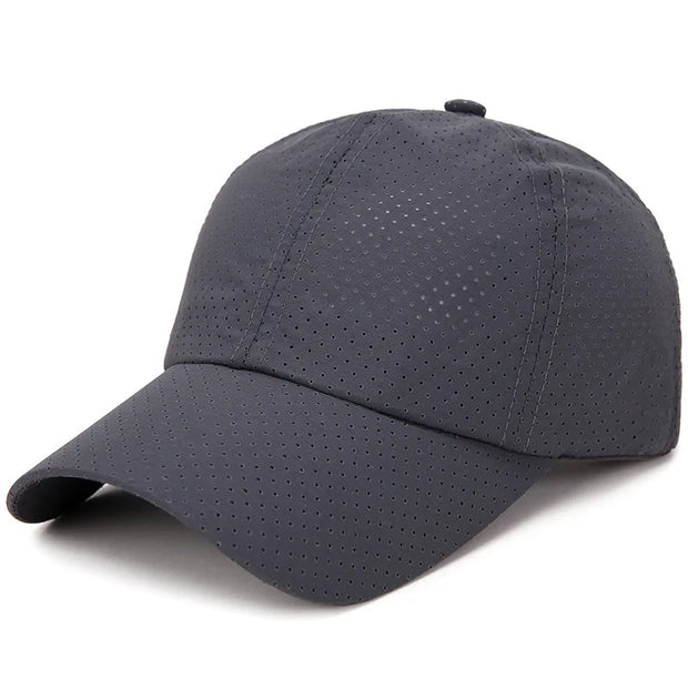 Men Breathable Mesh Snapback Hats Casquette Bone Fashion Casual Hat