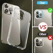 iPhone 16 15 14 13 Mini 12 11 Pro Transparent Case iPhone16