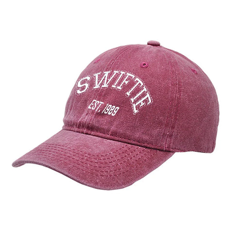 Swifts Baseball Caps Embroidery Hats Retro Cotton Duck Tongue Hat