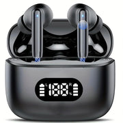 LED Display HD Call TWS Earbuds Transparency Mode