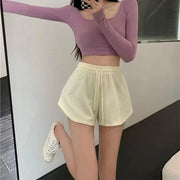 2024 Simple Women Casual Shorts Pants Fitness Workout Pants