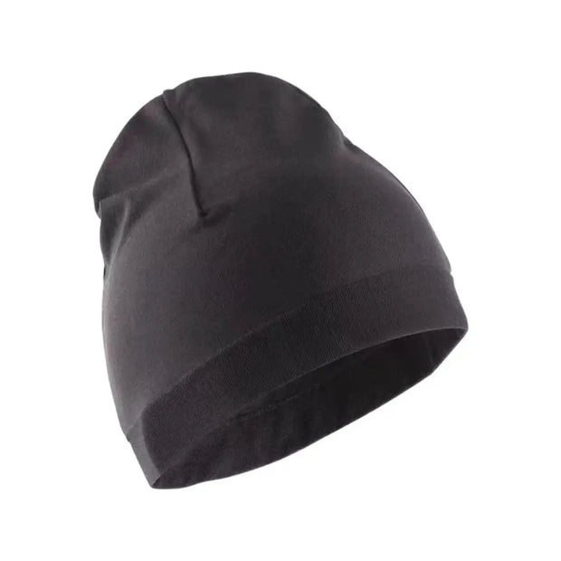 Skullcaps Winter Running Hats Classic Windproof Solid Color Sport Cap