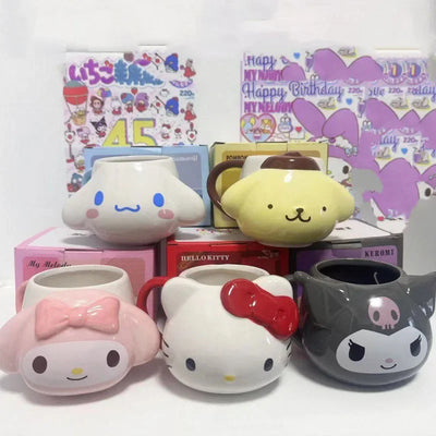 Melody Coffee Cup Kawaii Ceramic Water Mug Valentine