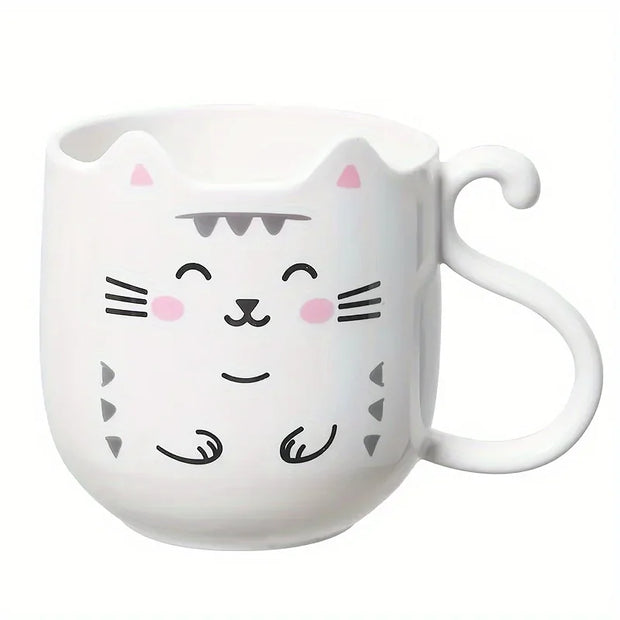 1pc Cute Cartoon Cat Mug Creative Gift