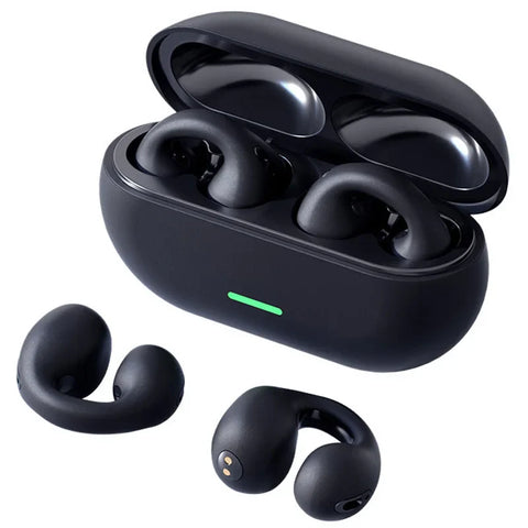 3 Wireless Headphones Clip Ear Music Noise Canceling Gaming Earphone