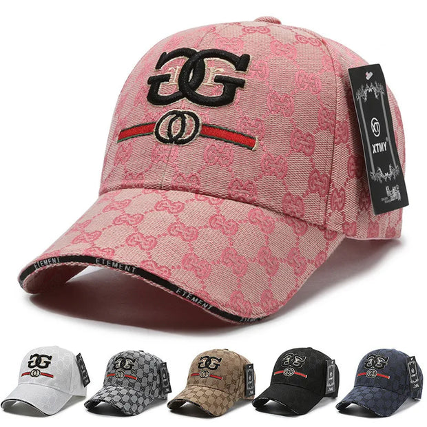 Women Men Letter Embroidery Baseball Hat Outdoor Sunscreen