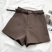 -line High Waist Short Chic Office Lady Shorts