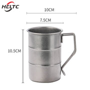 Coffee Water Cup Industrial Style Oil Barrel Mug Outdoor Camping